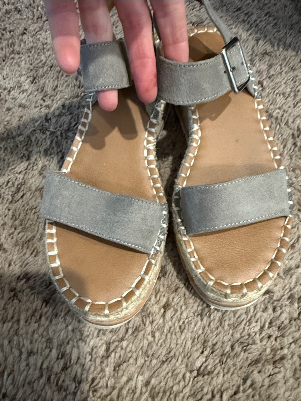 Women’s taupe Espadrille sandals
